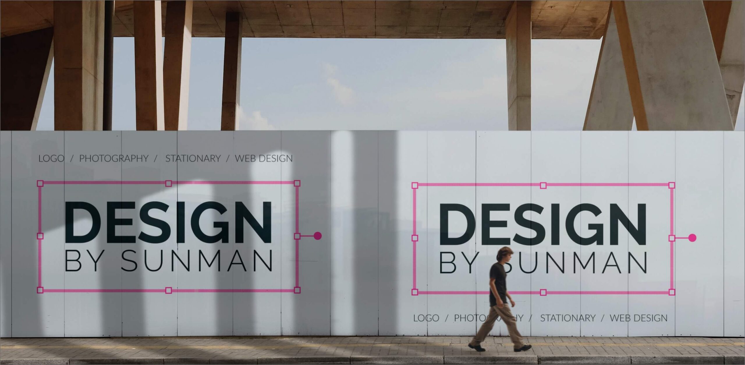 design by sunman logo cover