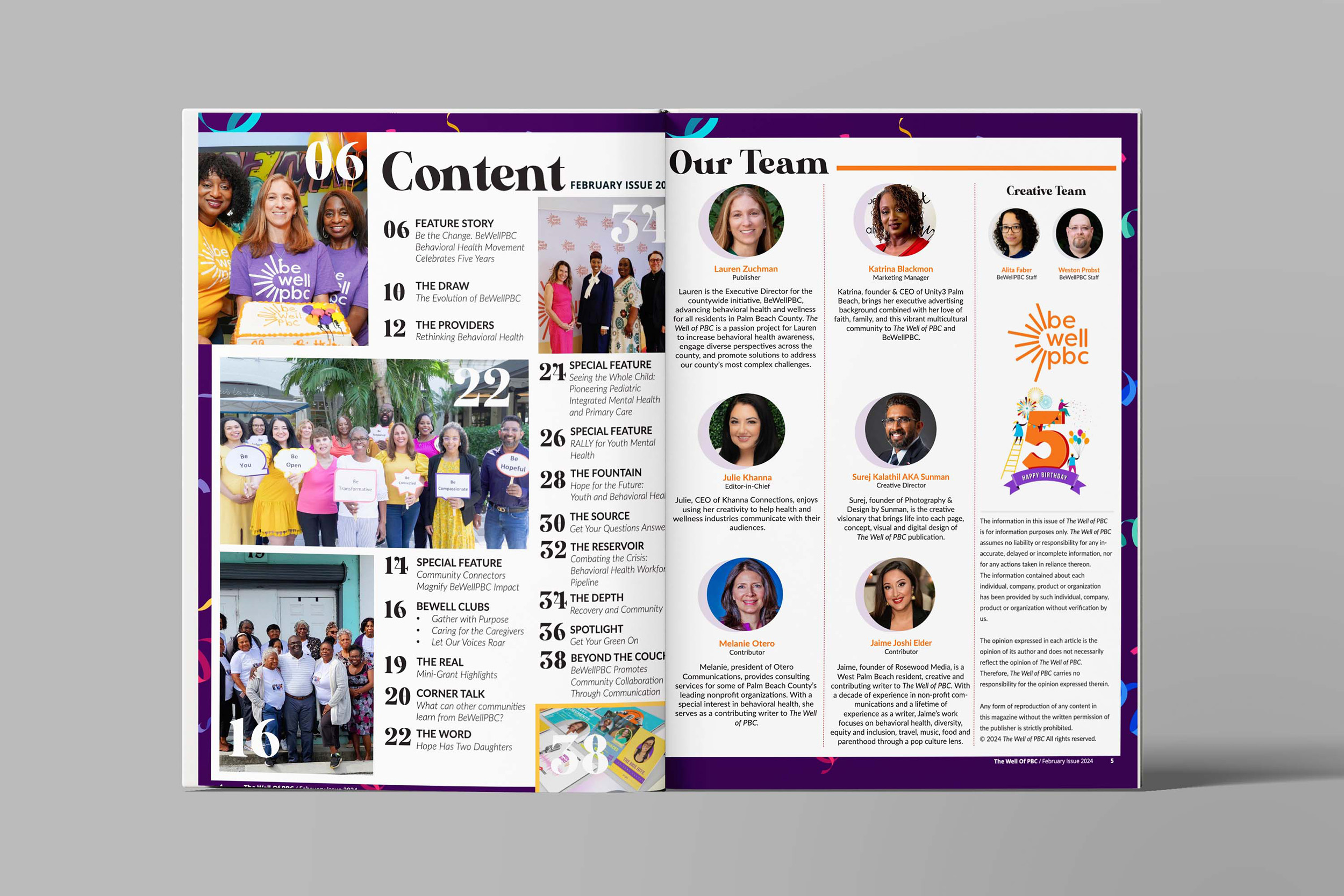 magazine inside page designs